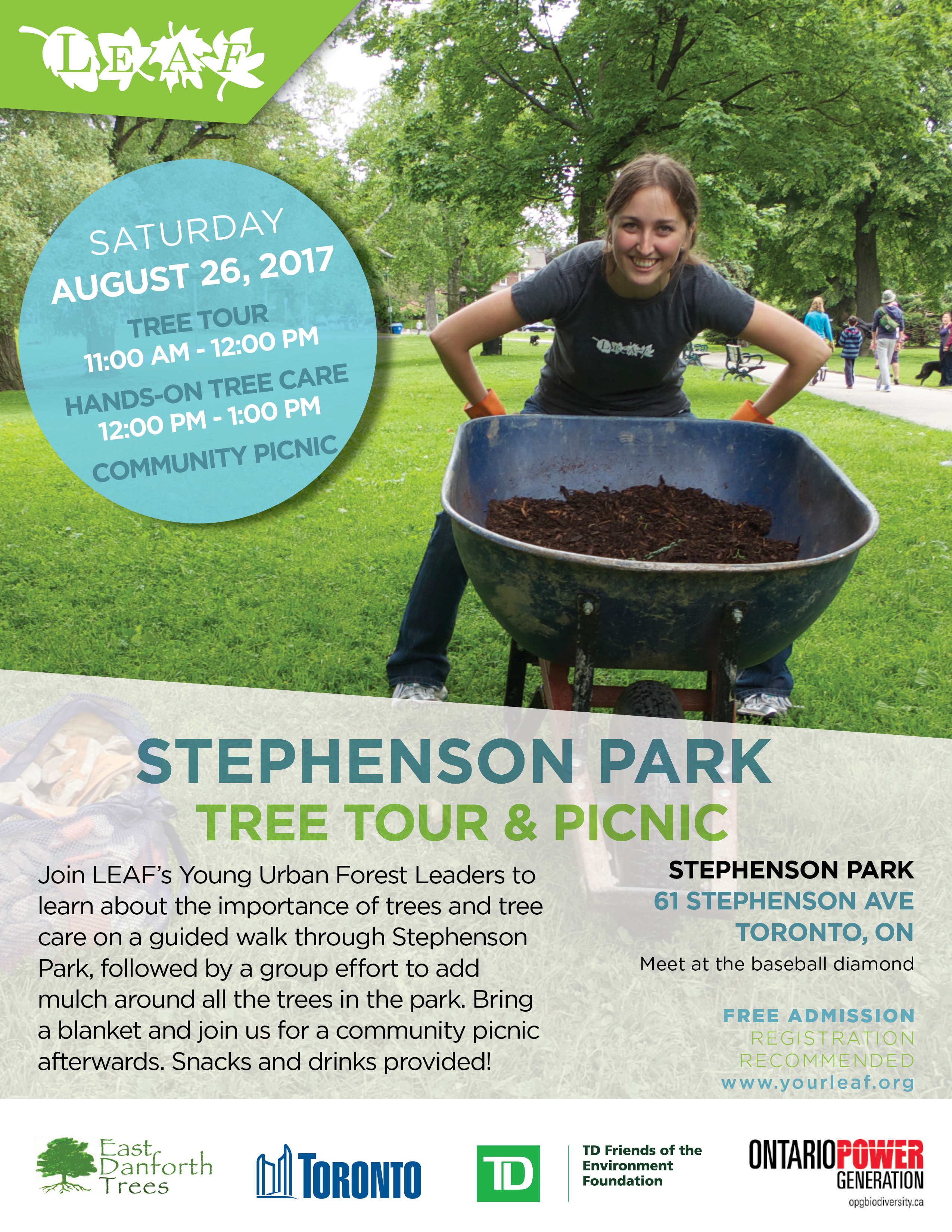 2017 - Stephenson Park Tree Tour and Picnic - August 26