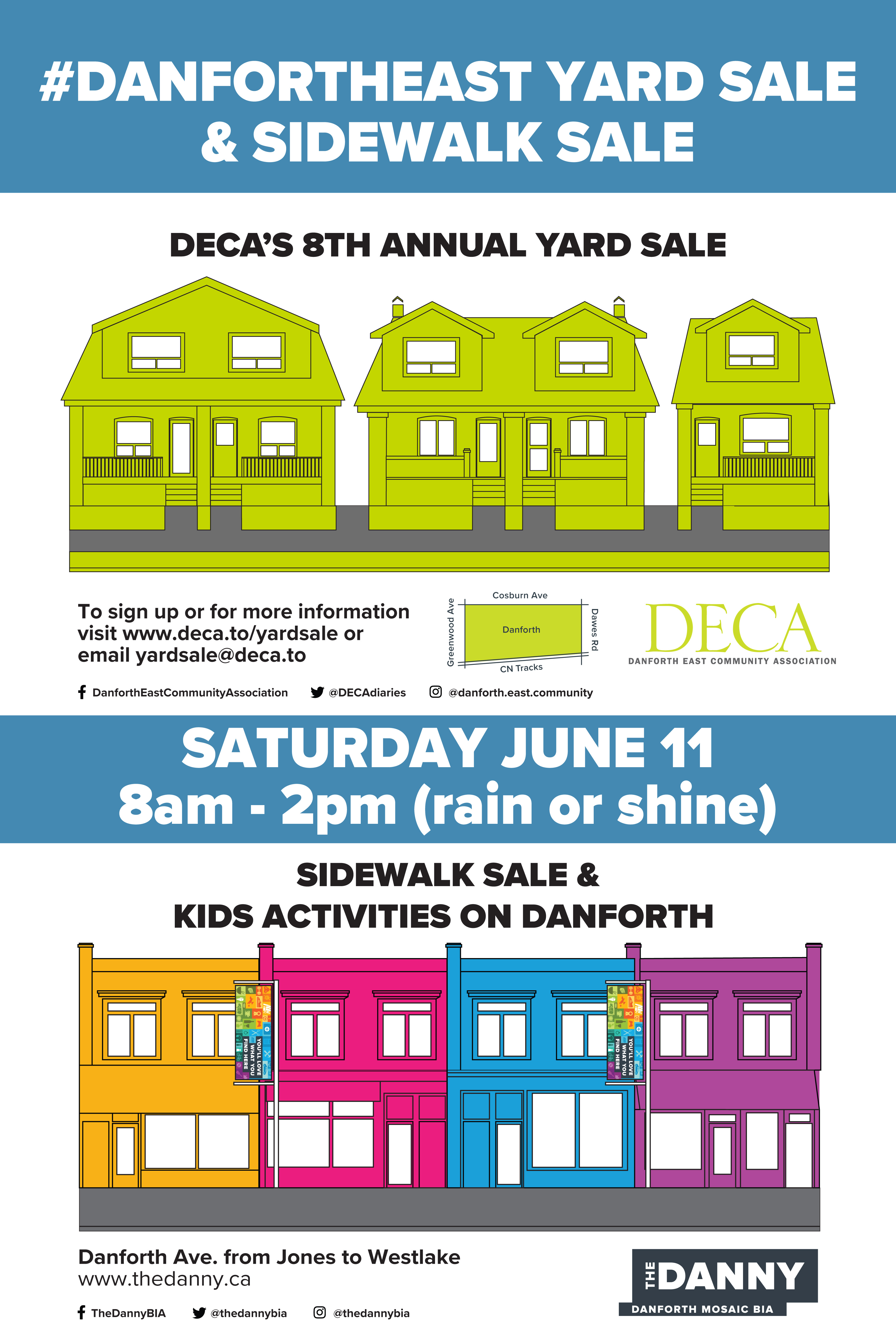 2022 Danforth East Yard Sale - June 11 8am-2pm
